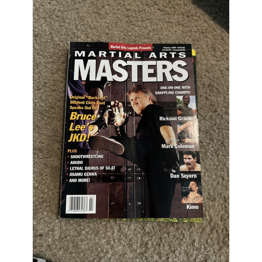 VINTAGE 1999 US IKF MARTIAL ARTS‎ MASTERS  Magazine,JKD,UFC, Gracies,Coleman,MMA